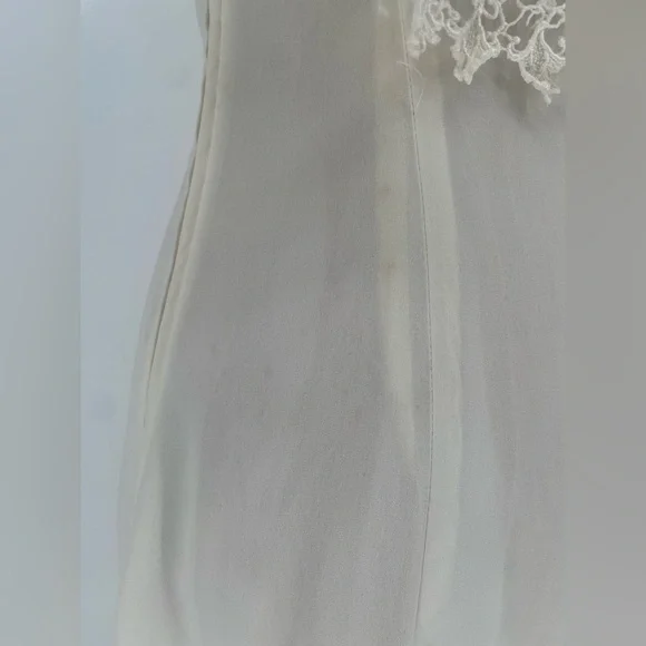 Vintage Scott McClintock 1980s Cottagecore Lace & Rosette Detail Dress - Picture 15 of 16